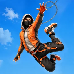 أيقونة Flying Spider Hero City Action