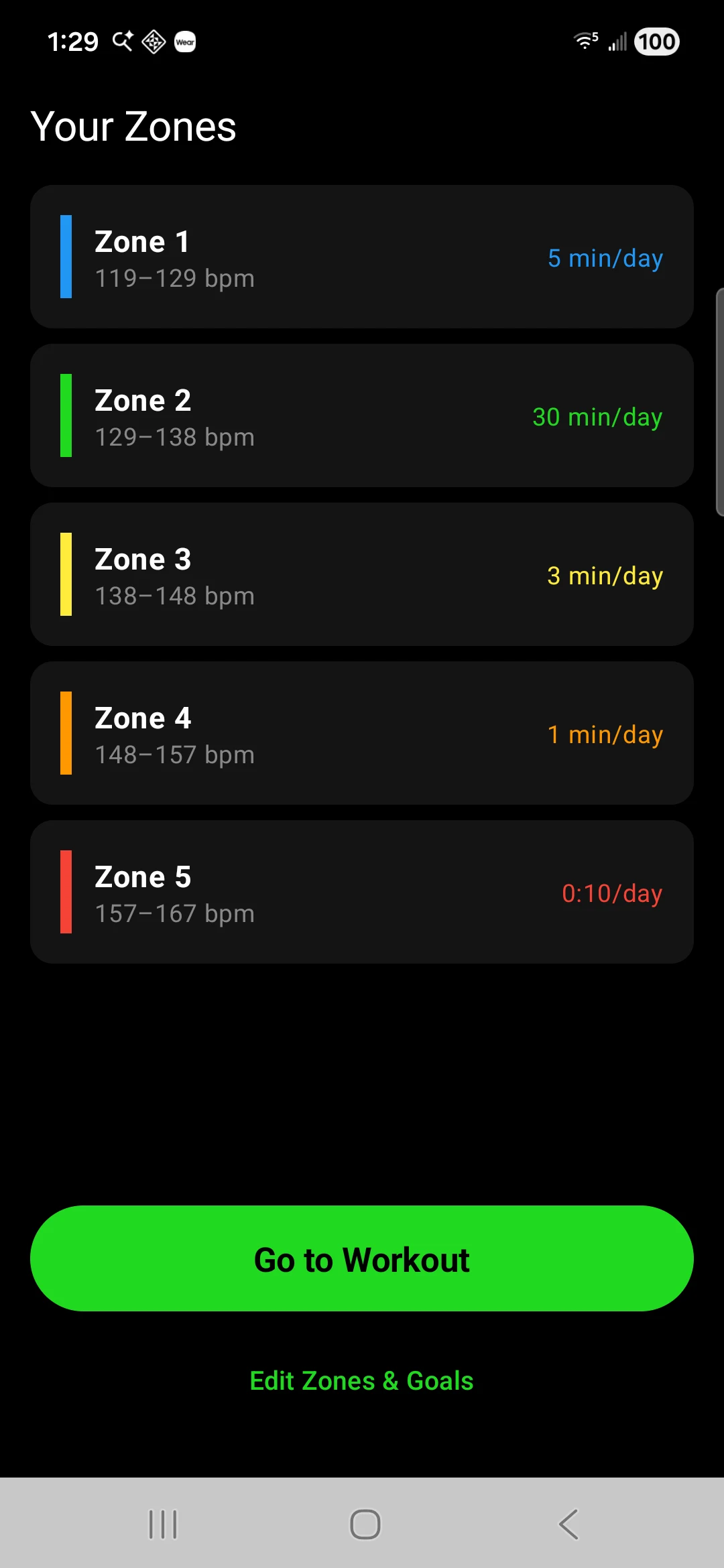 EBRA Zone Trainer screenshot