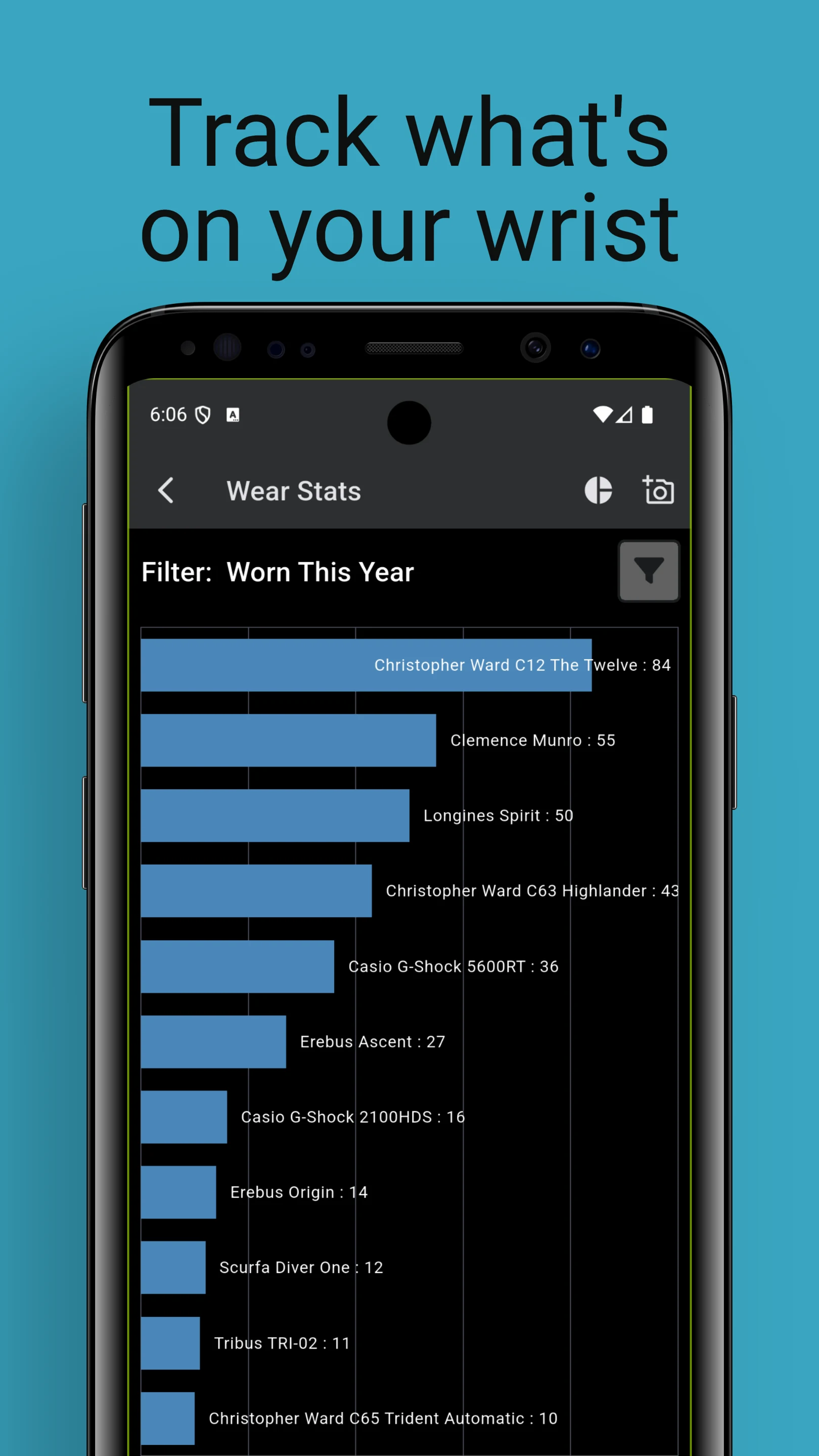WristTrack screenshot