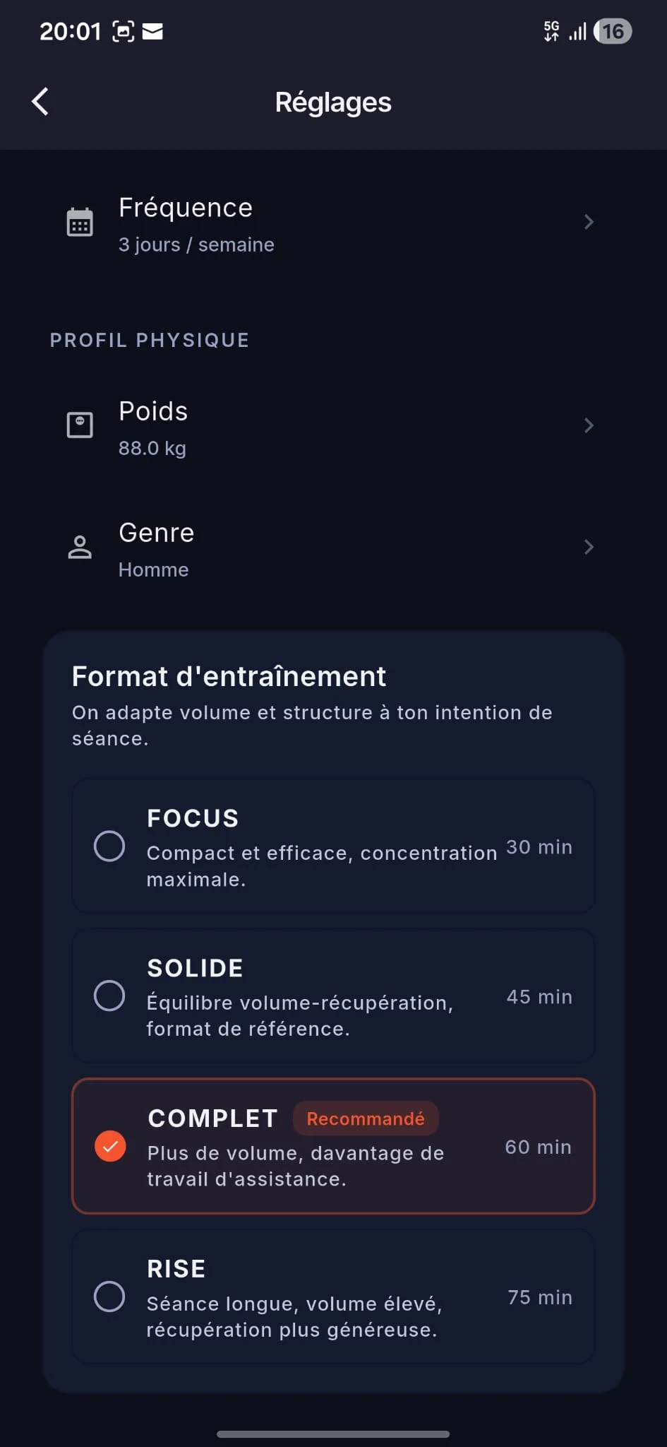 RyzeFit : Musculation & Force screenshot