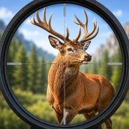 Wild Animal Hunting: Deer Game 图标