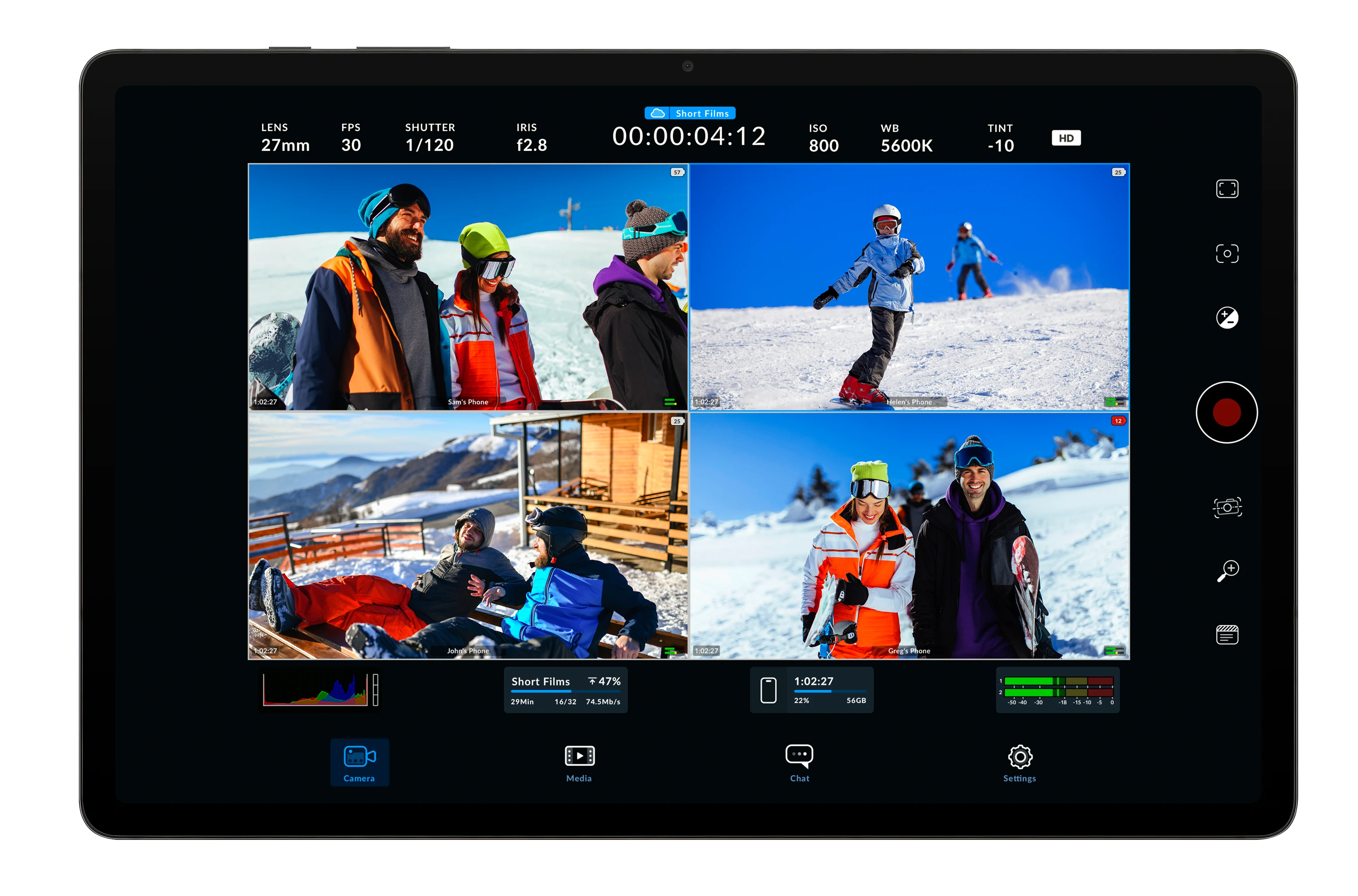 Blackmagic Camera screenshot