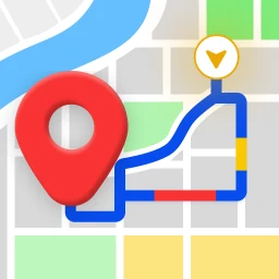 GPS Voice Map & Route Finder 图标