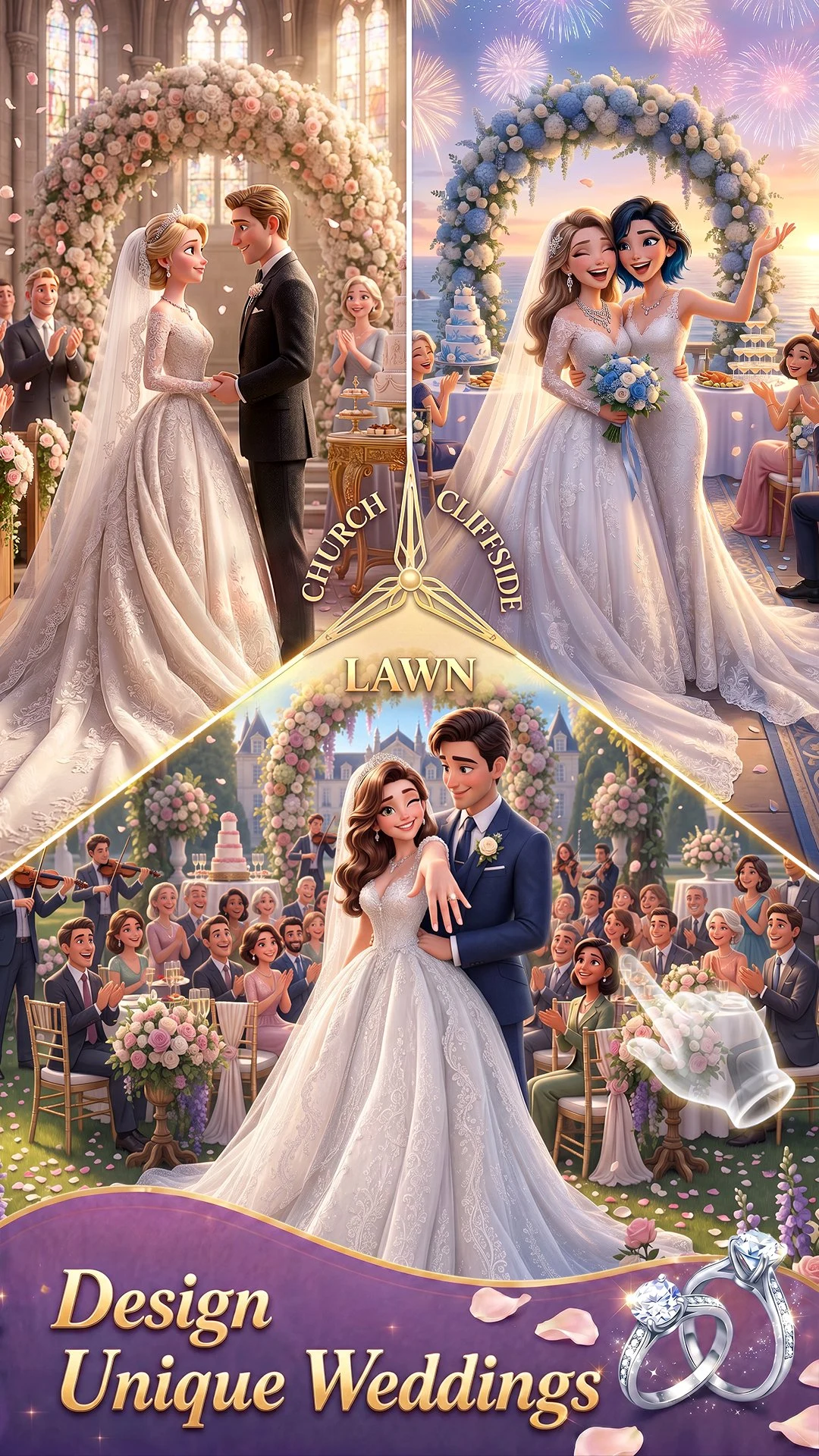 Say Yes: Merge Wedding screenshot