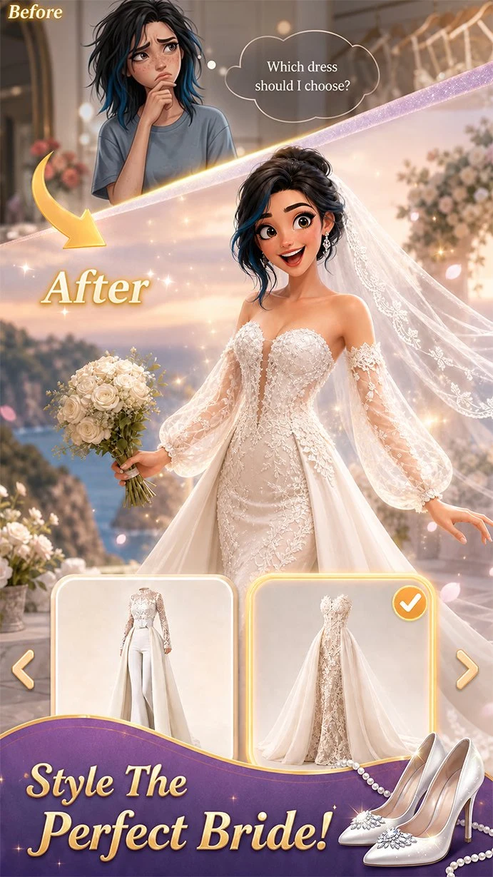 Say Yes: Merge Wedding screenshot