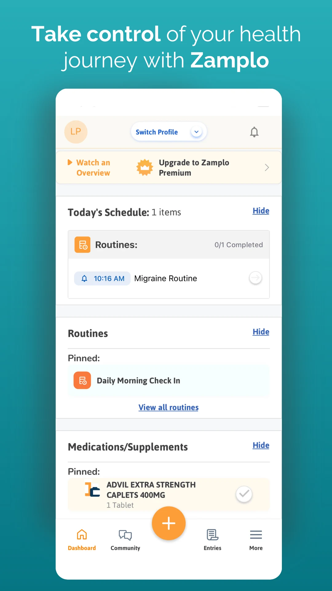 Zamplo screenshot