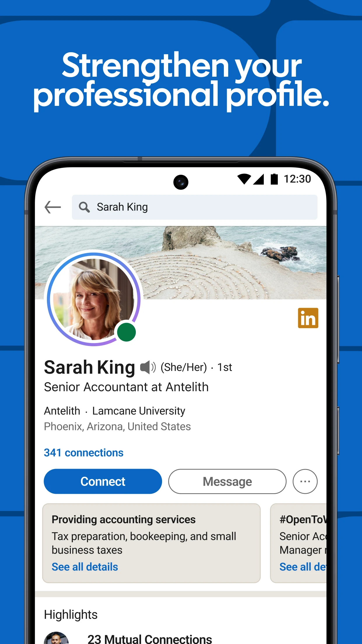 LinkedIn: Community & Network screenshot