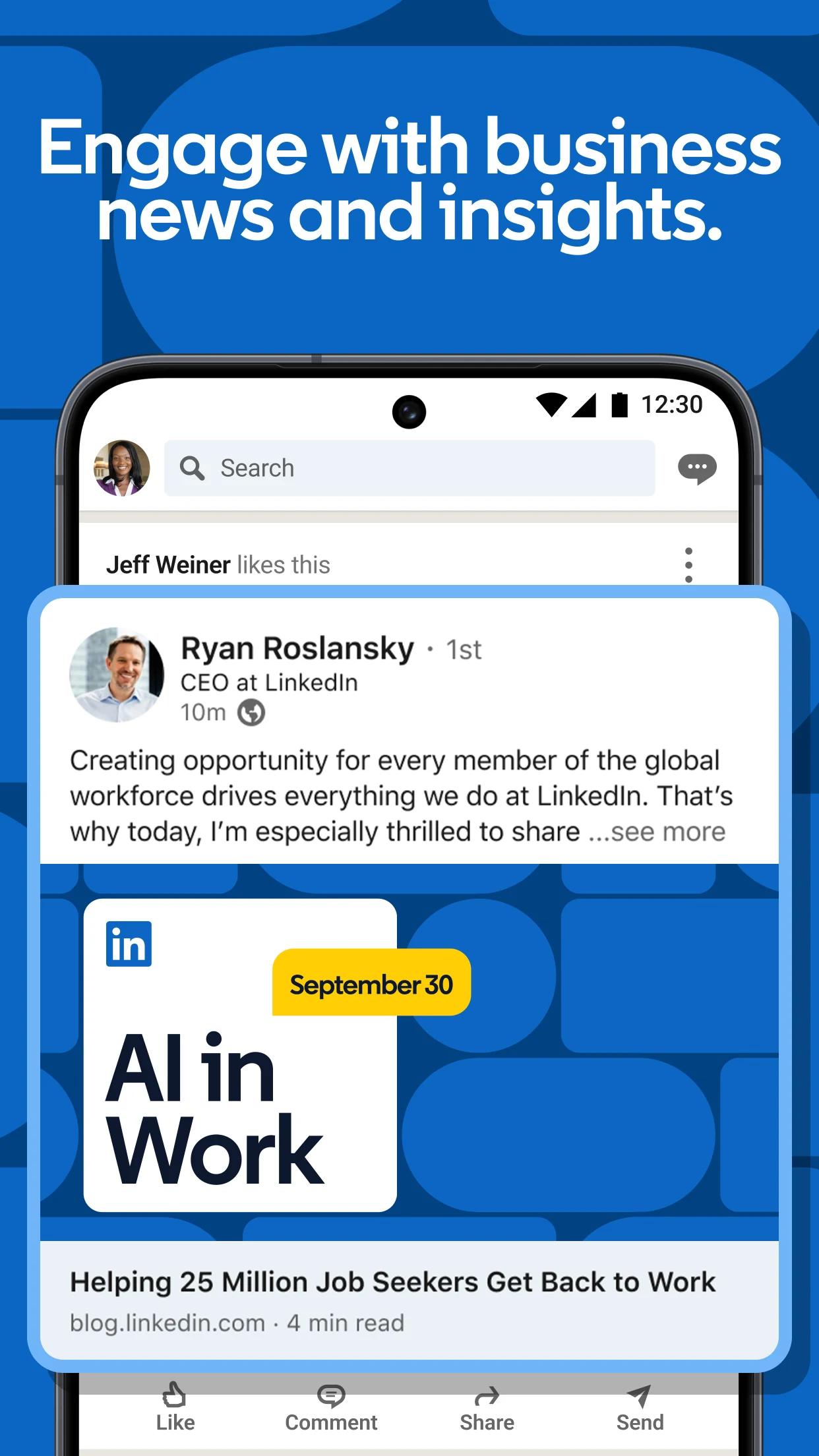 LinkedIn: Community & Network screenshot