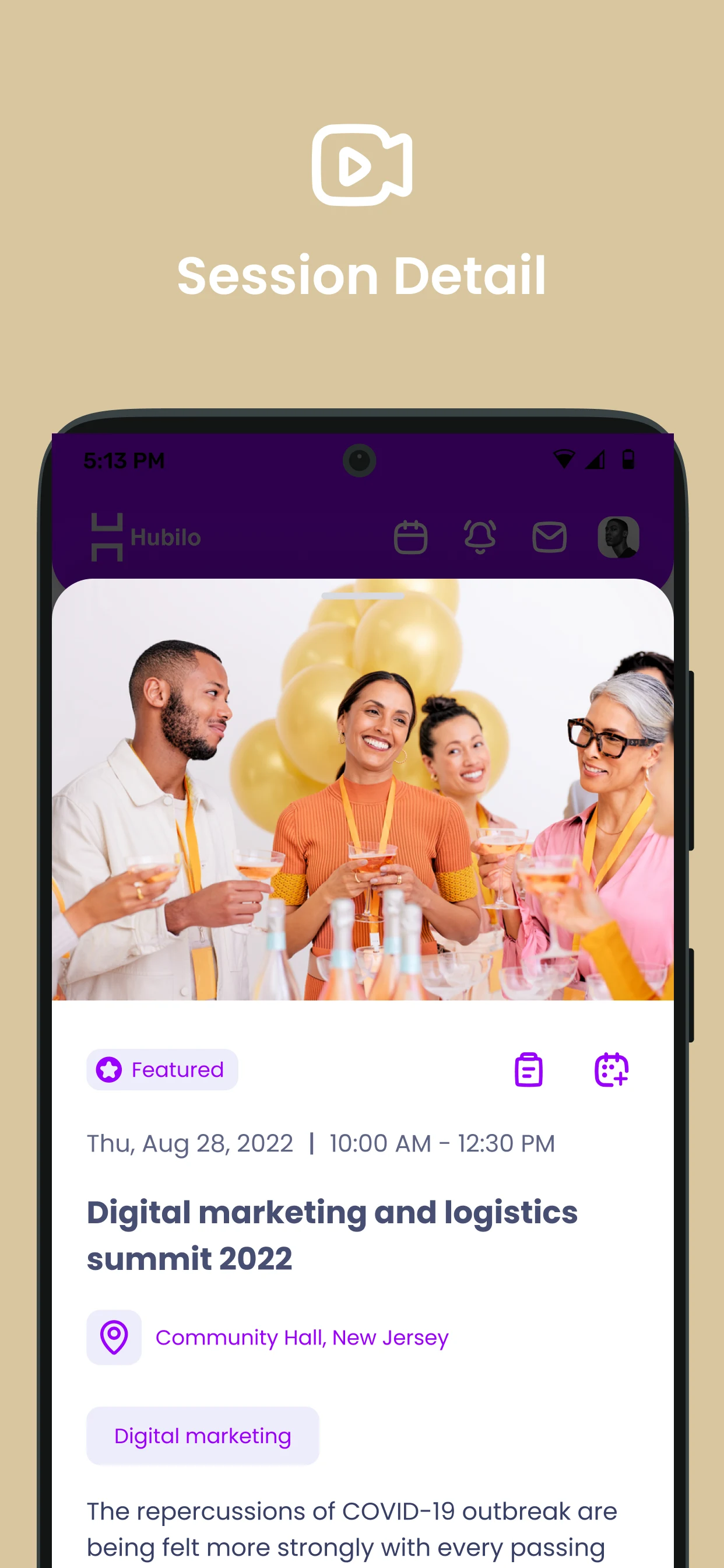 Merative Events screenshot