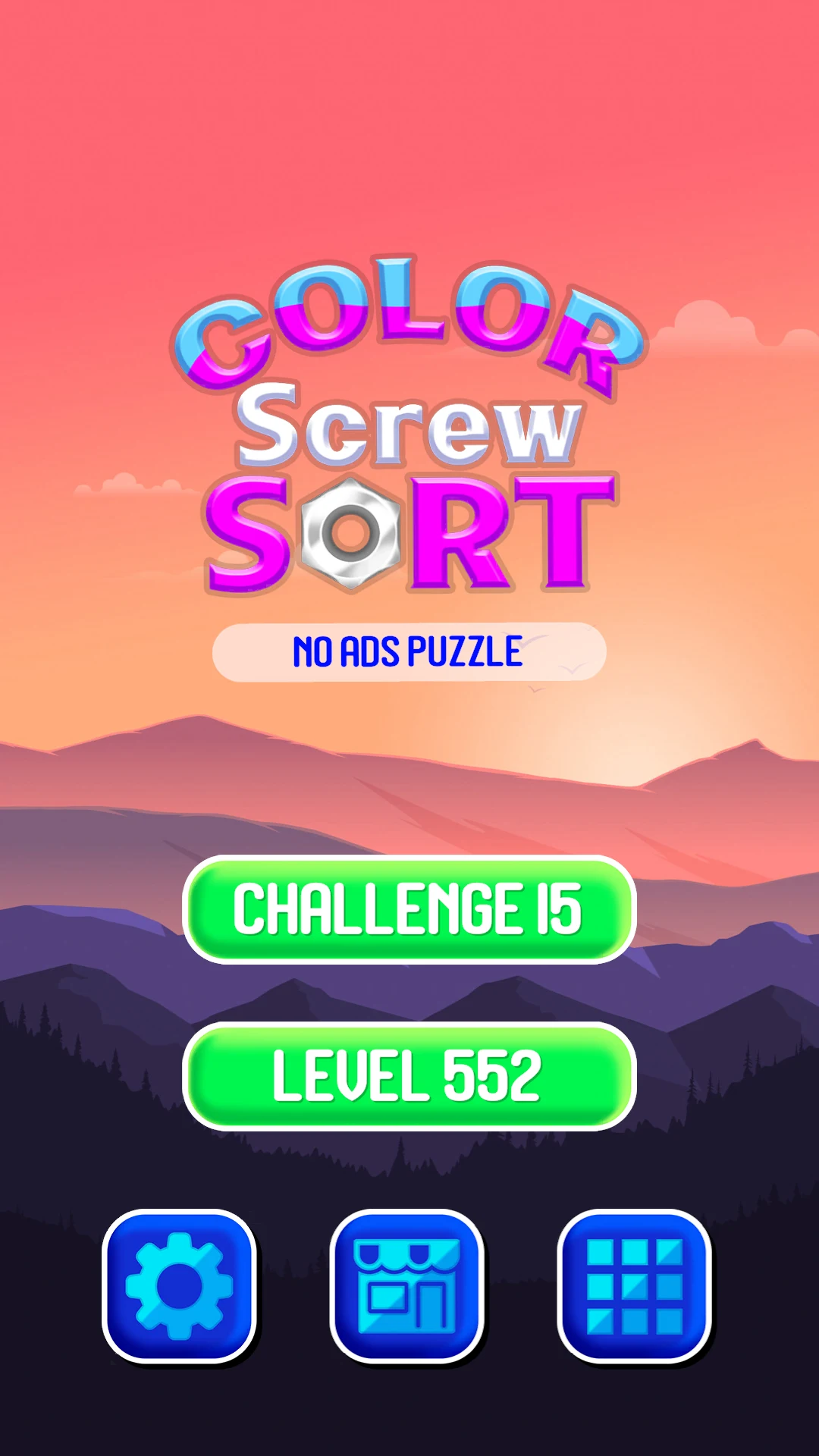 Nut Sort: Color Sorting Puzzle screenshot