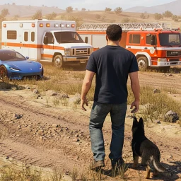 Open World Vehicle Driving Sim