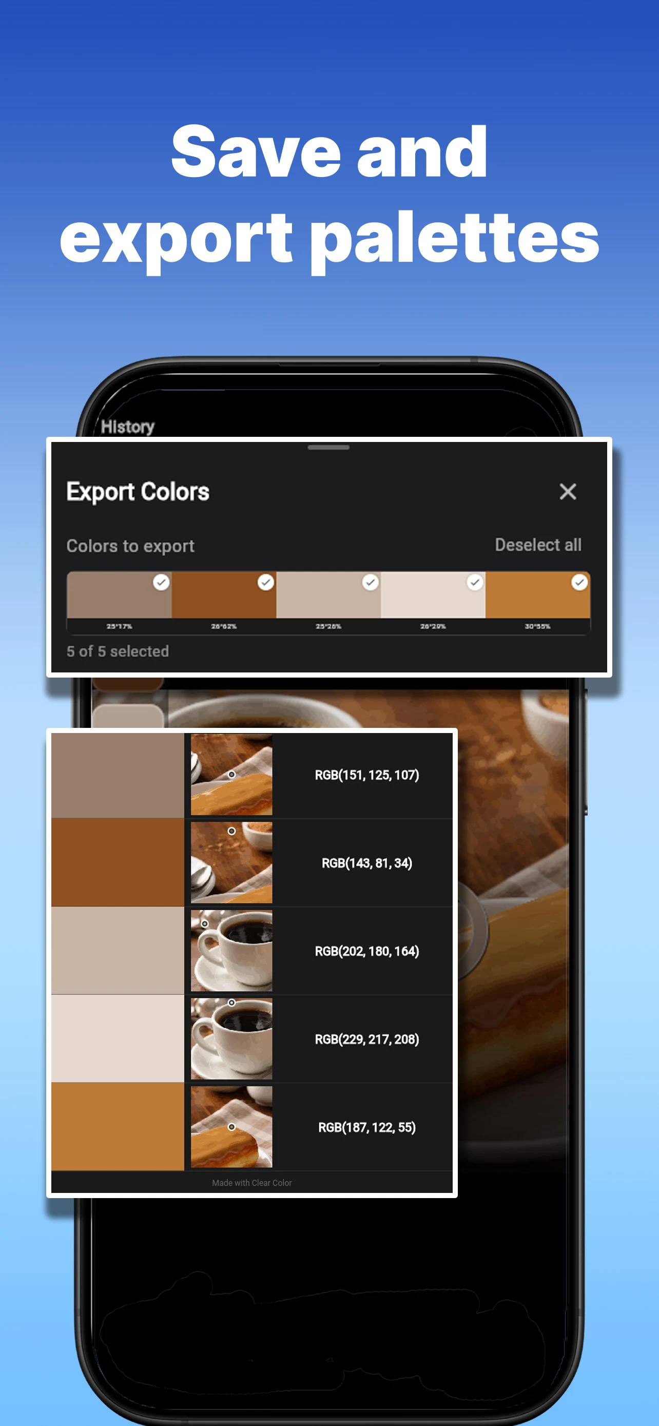 Clear Color screenshot