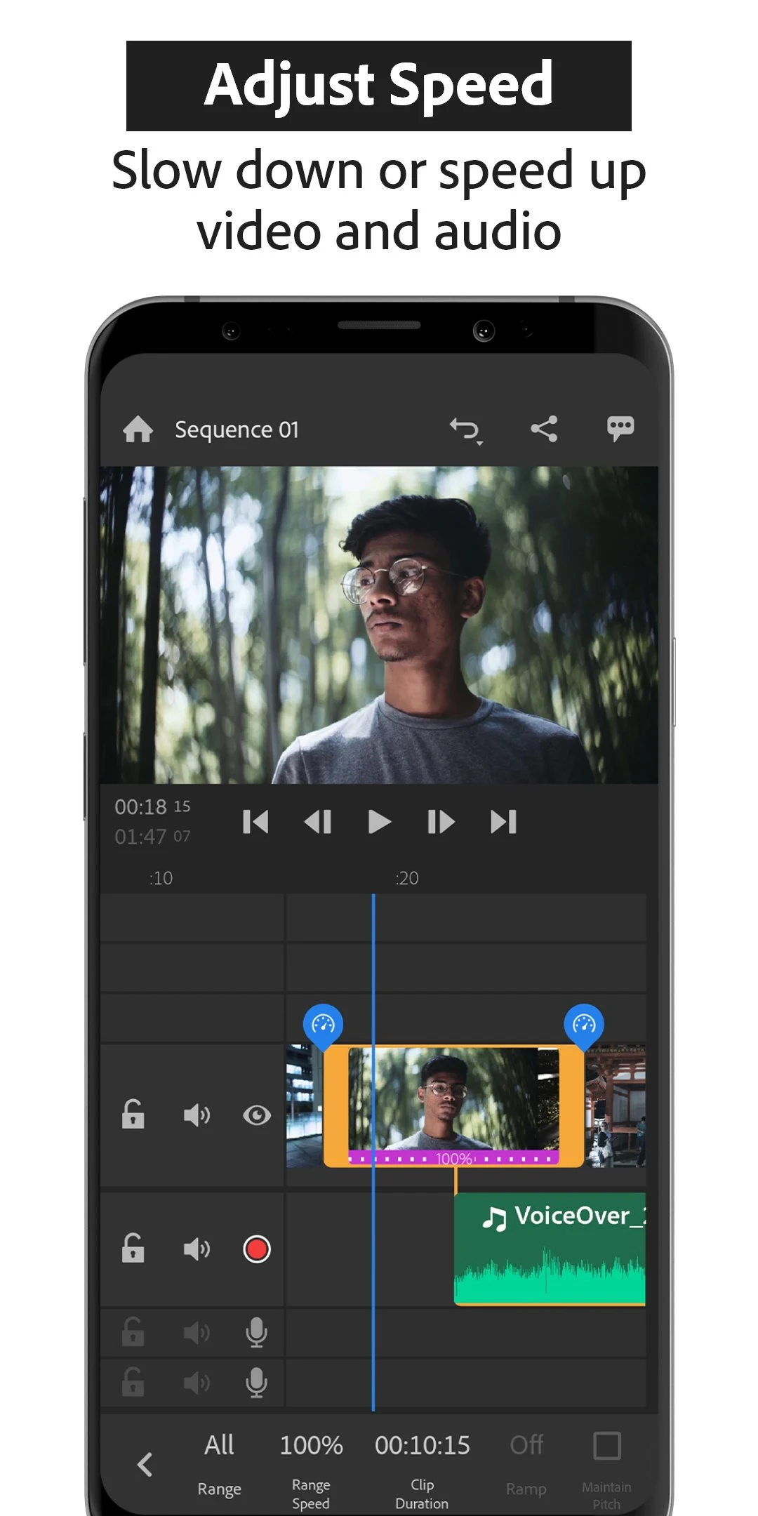 Adobe Premiere Rush screenshot