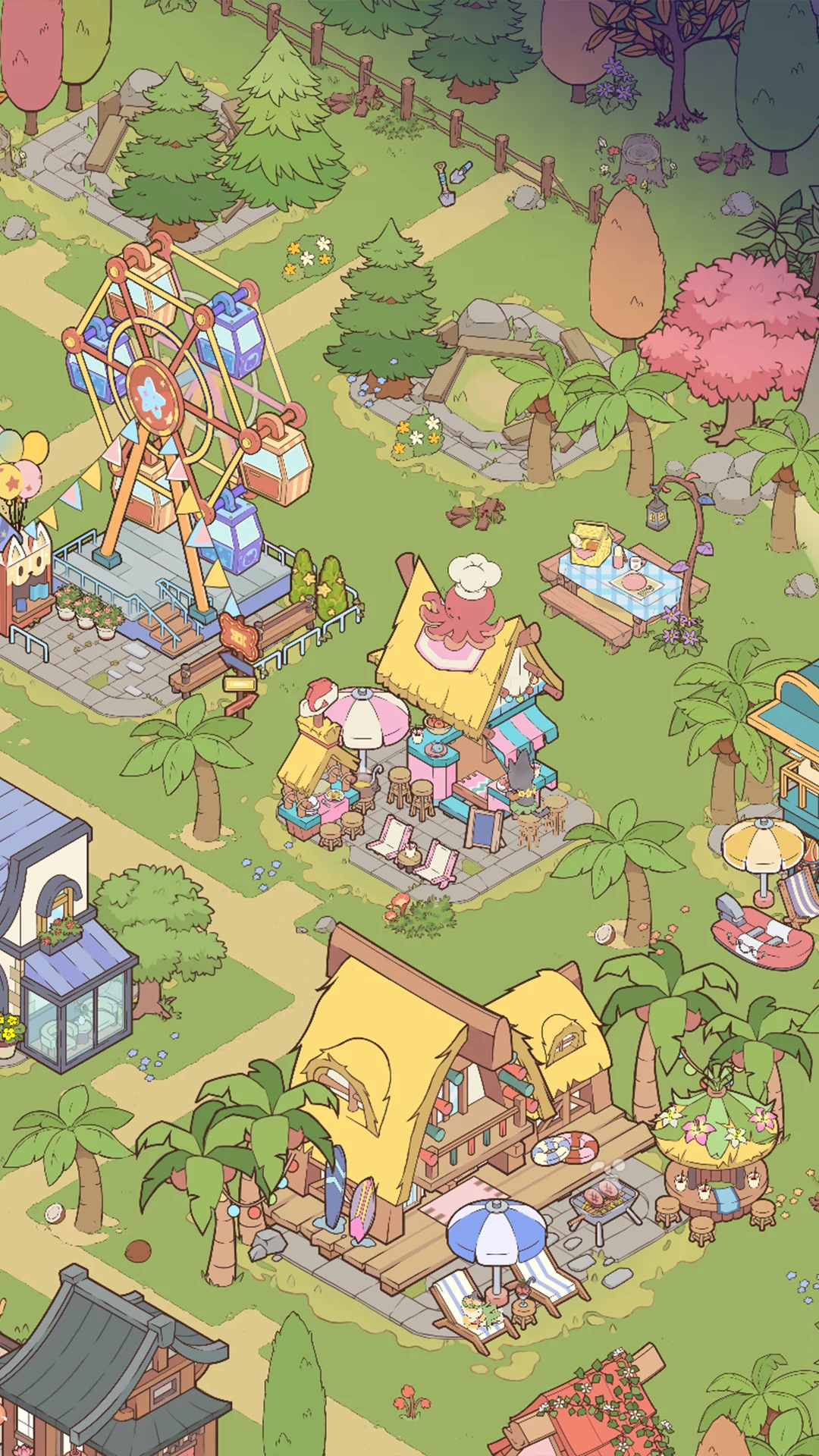 Merge Cat Town screenshot