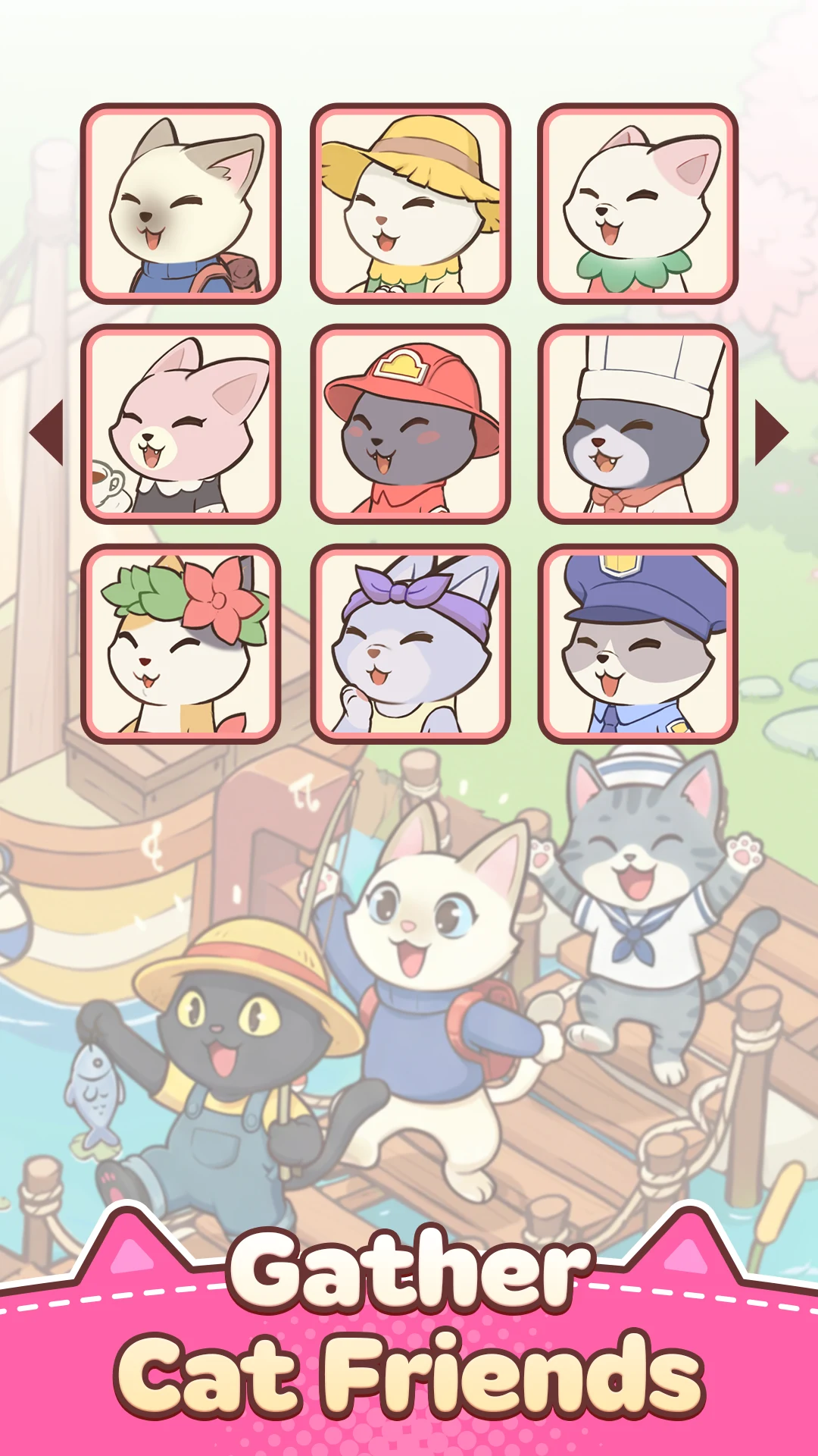 Merge Cat Town screenshot