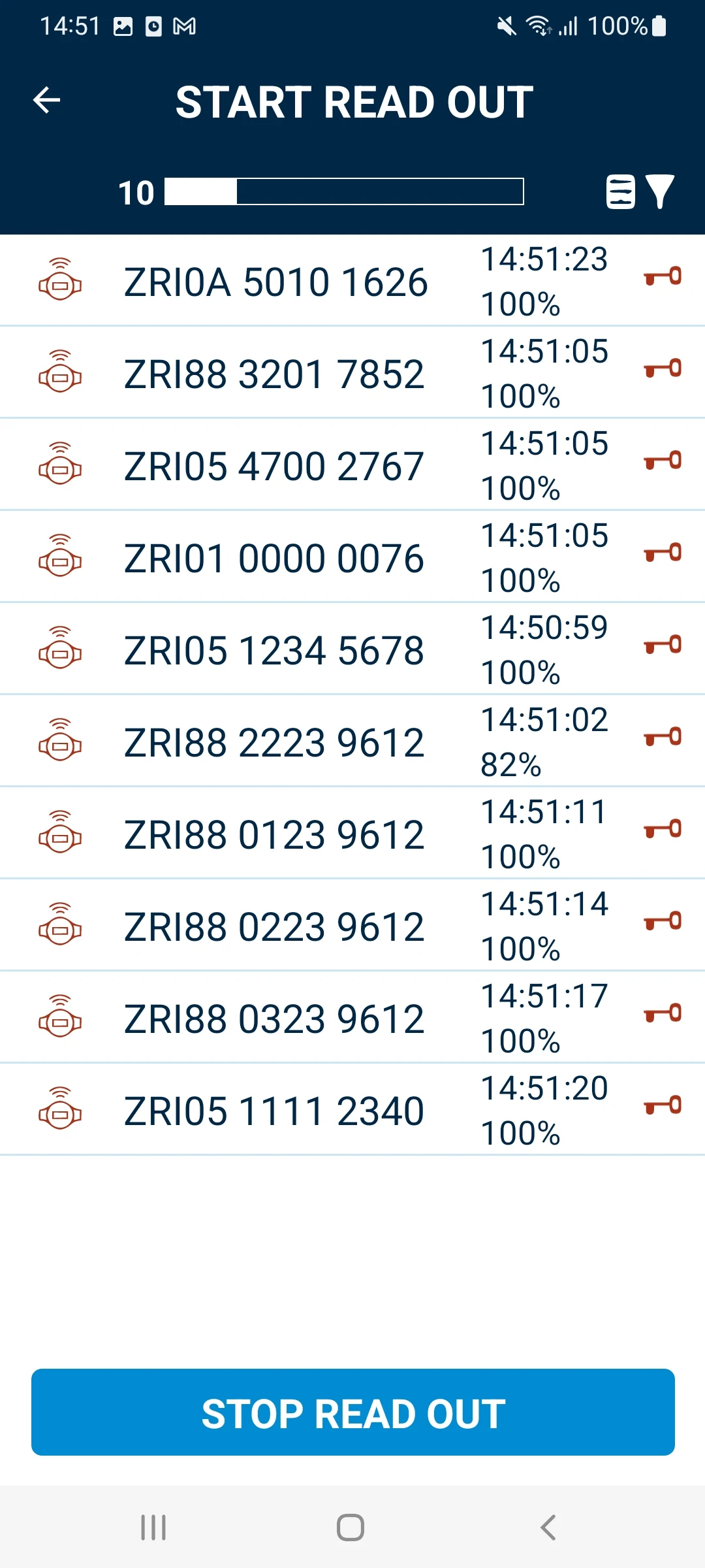 B.One Device Manager screenshot