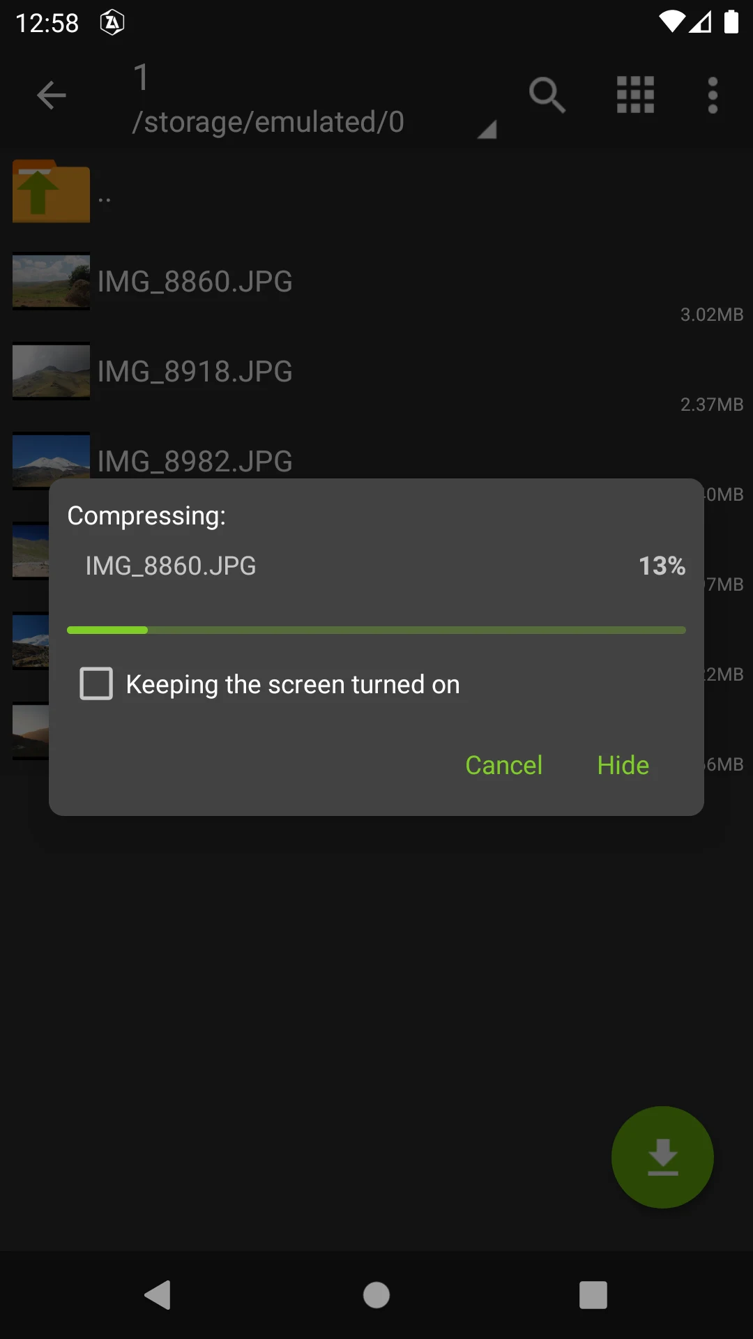 ZArchiver screenshot