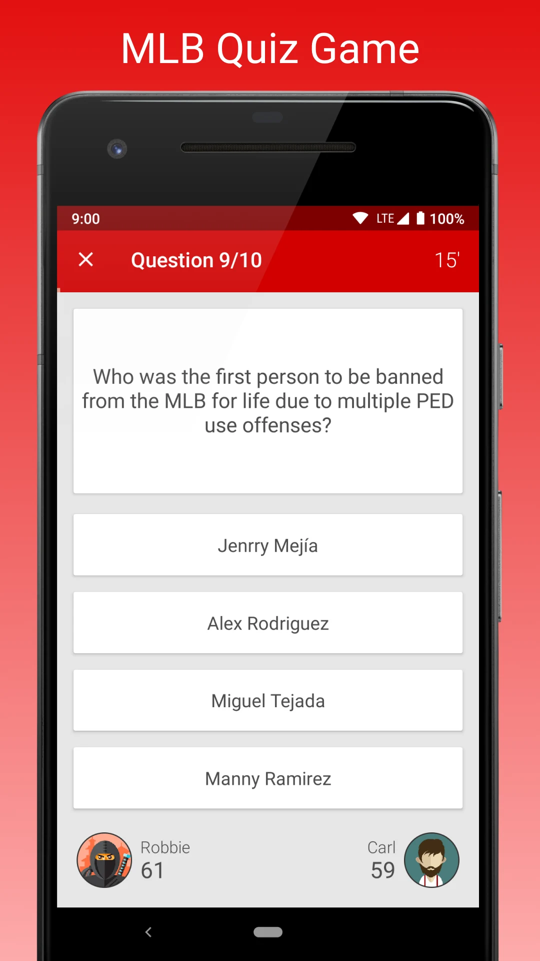 Fan Quiz for MLB screenshot