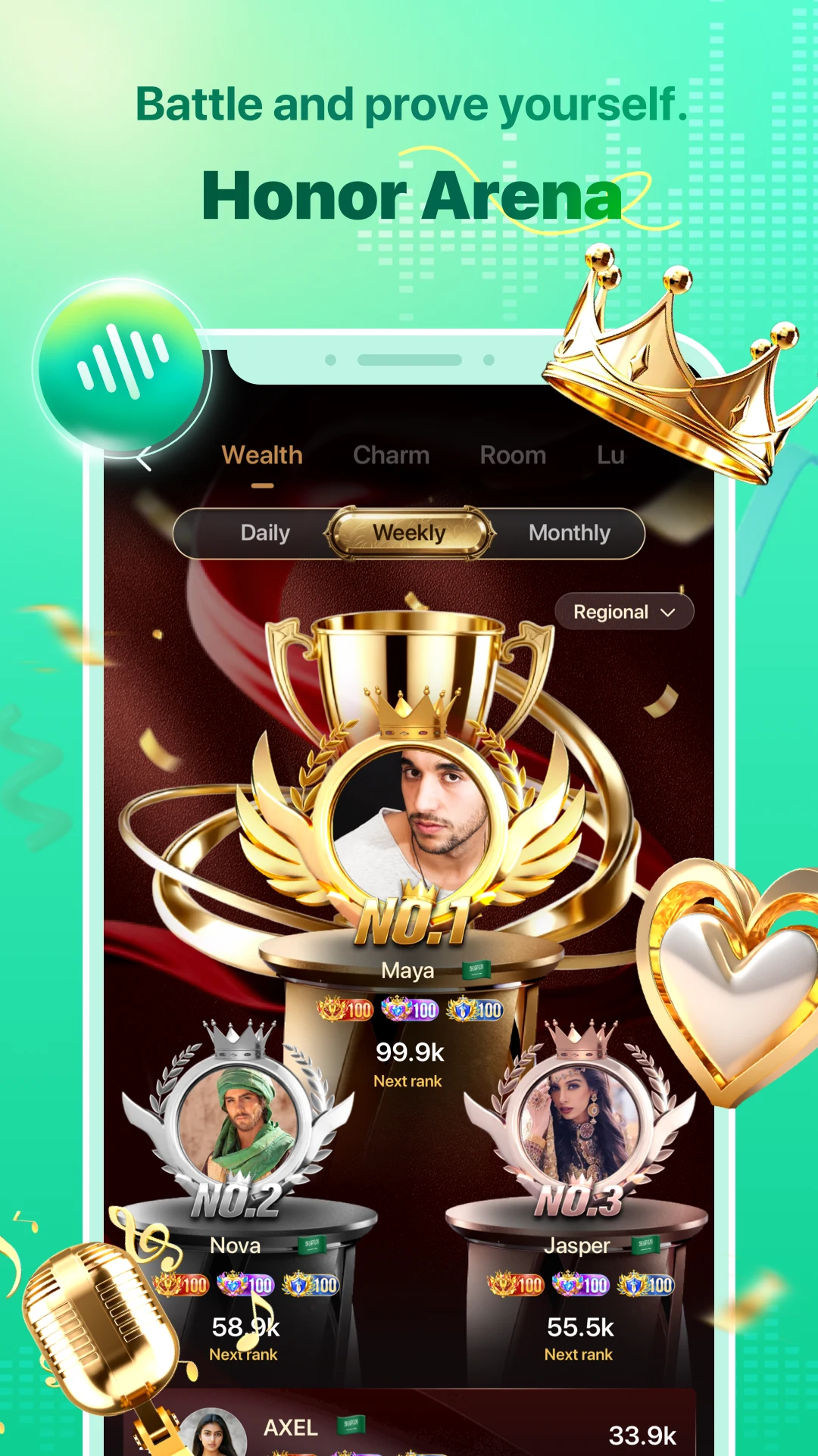 Mikoo - Voice Chat & Play Room screenshot