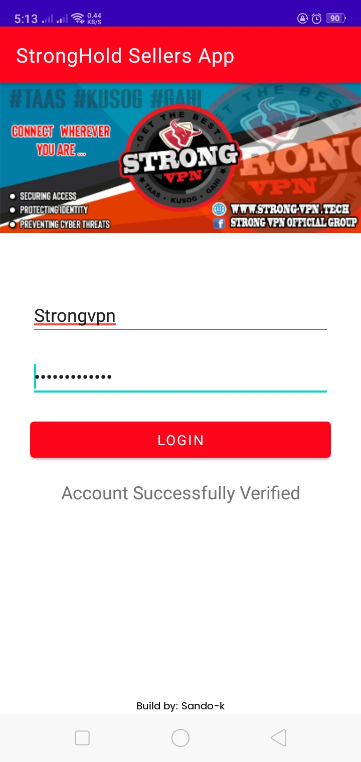 StrongHold Sellers App screenshot