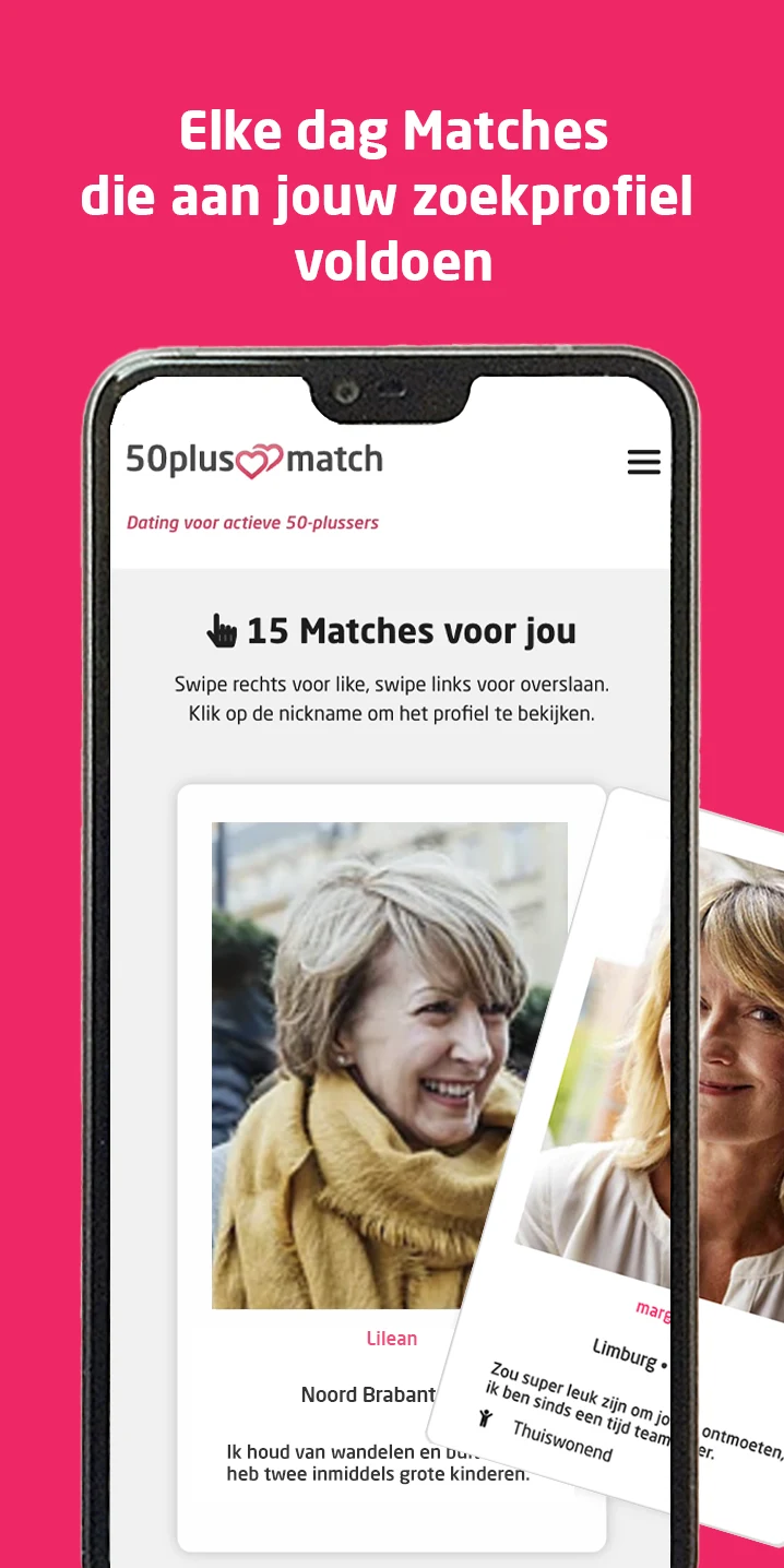 50PlusMatch Nederland screenshot