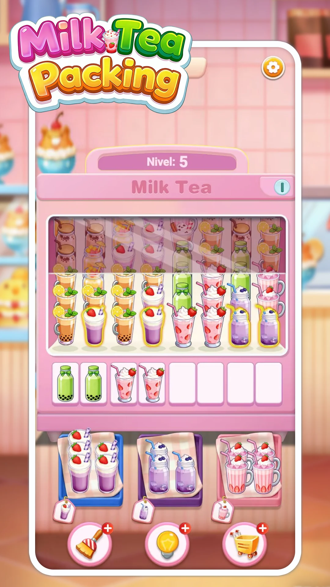 Milk Tea Packing screenshot