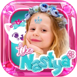 Symbol von Like Nastya: Spiele & Videos