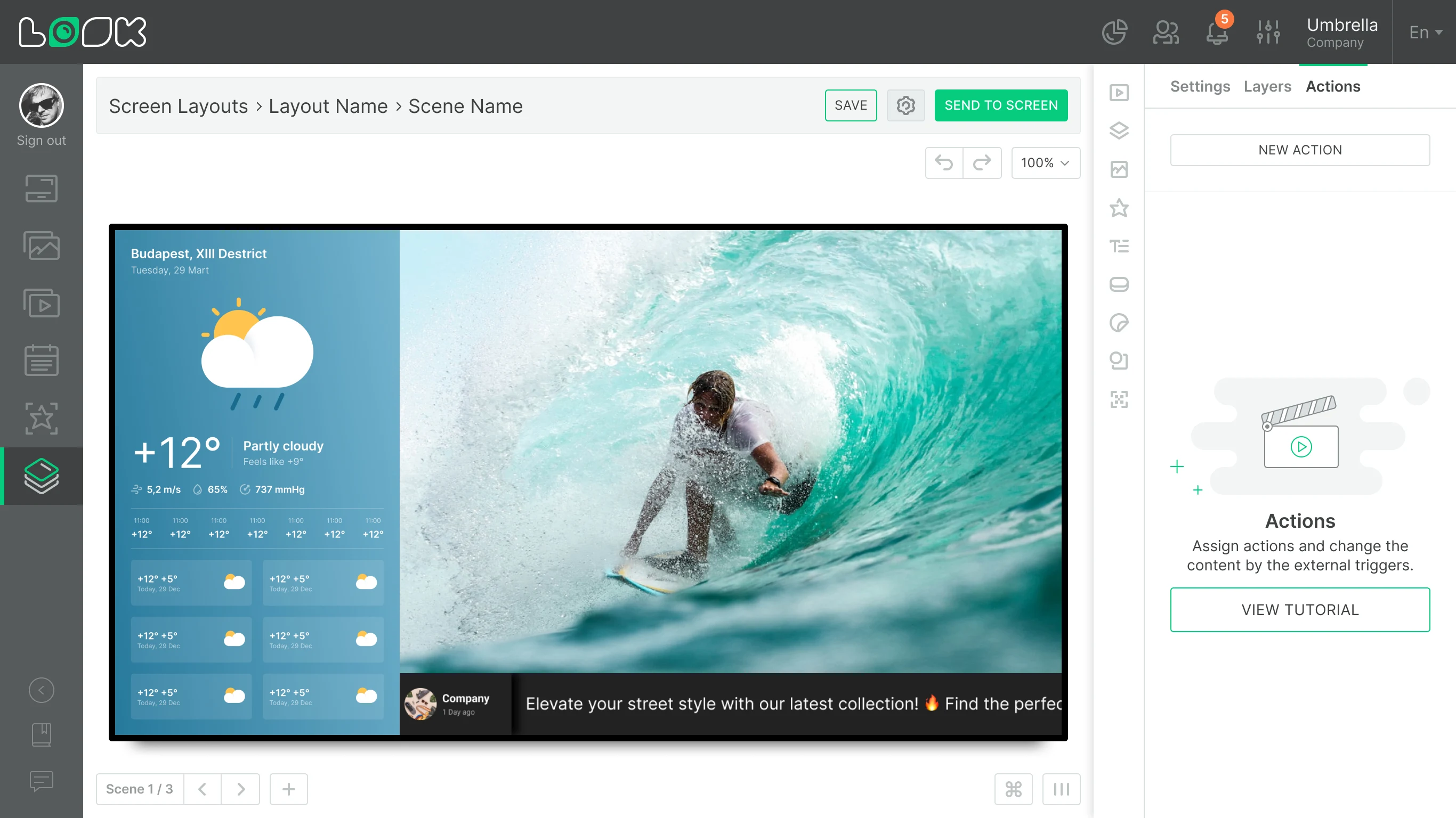 Look Digital Signage Player screenshot