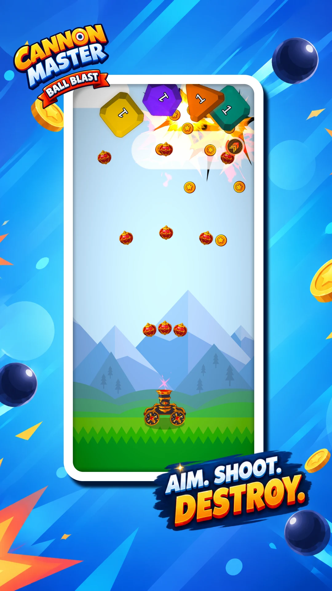 Cannon Master: Ball Blast Game screenshot