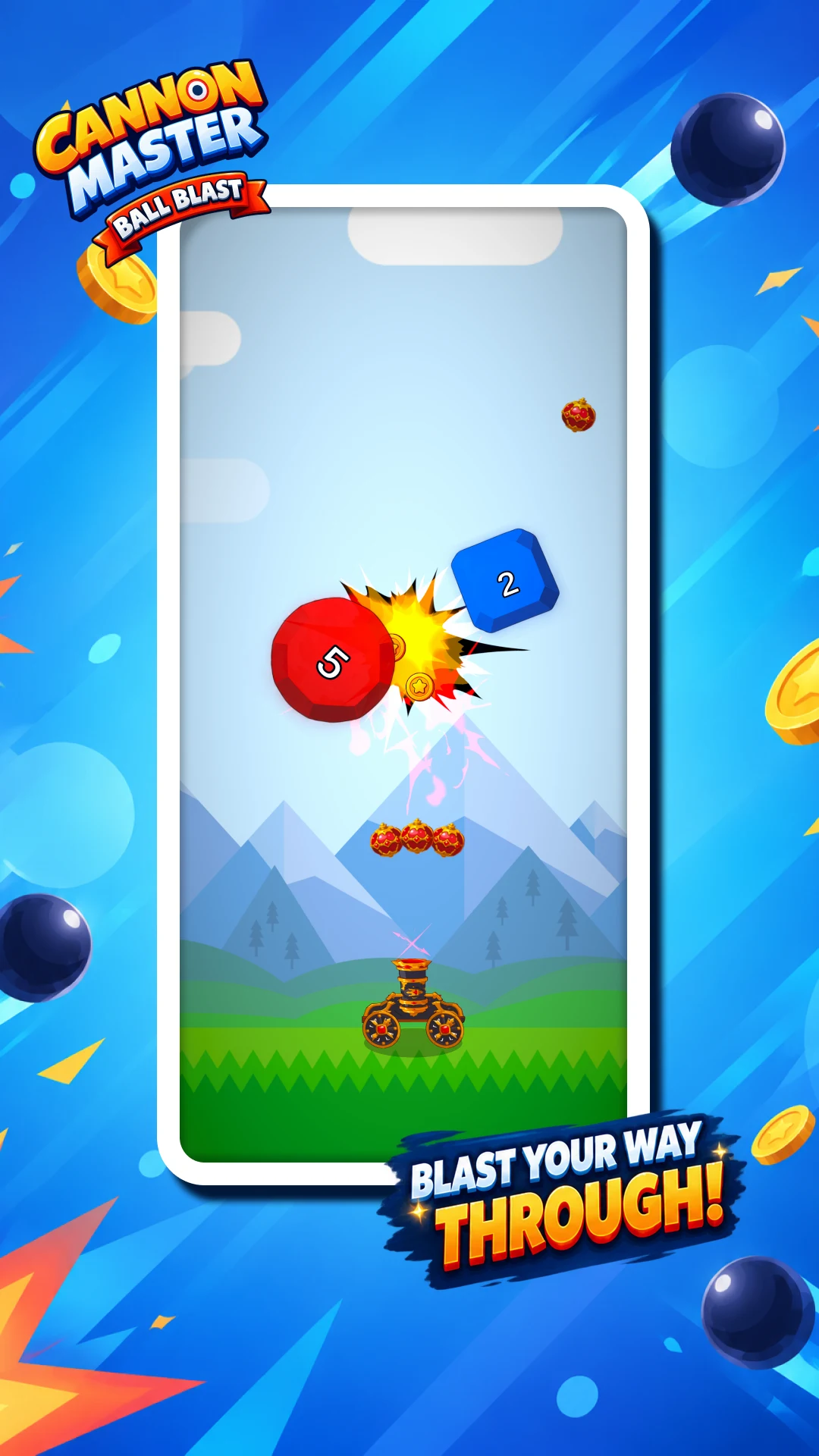 Cannon Master: Ball Blast Game screenshot