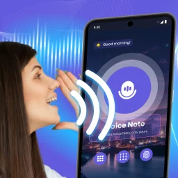Biểu tượng AI Voice Lock Screen: AI Note