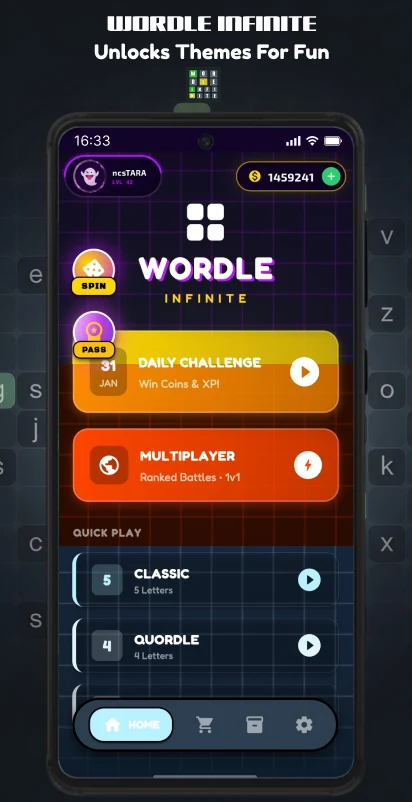 Wordle Infinite — Word Battle screenshot