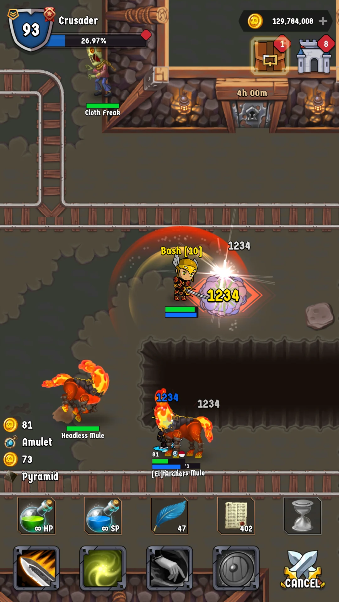 Walking Hero - Idle Battle RPG screenshot