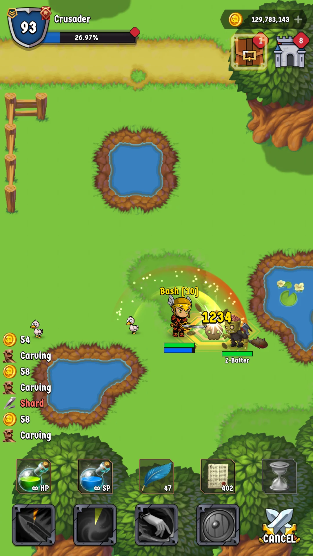 Walking Hero - Idle Battle RPG screenshot