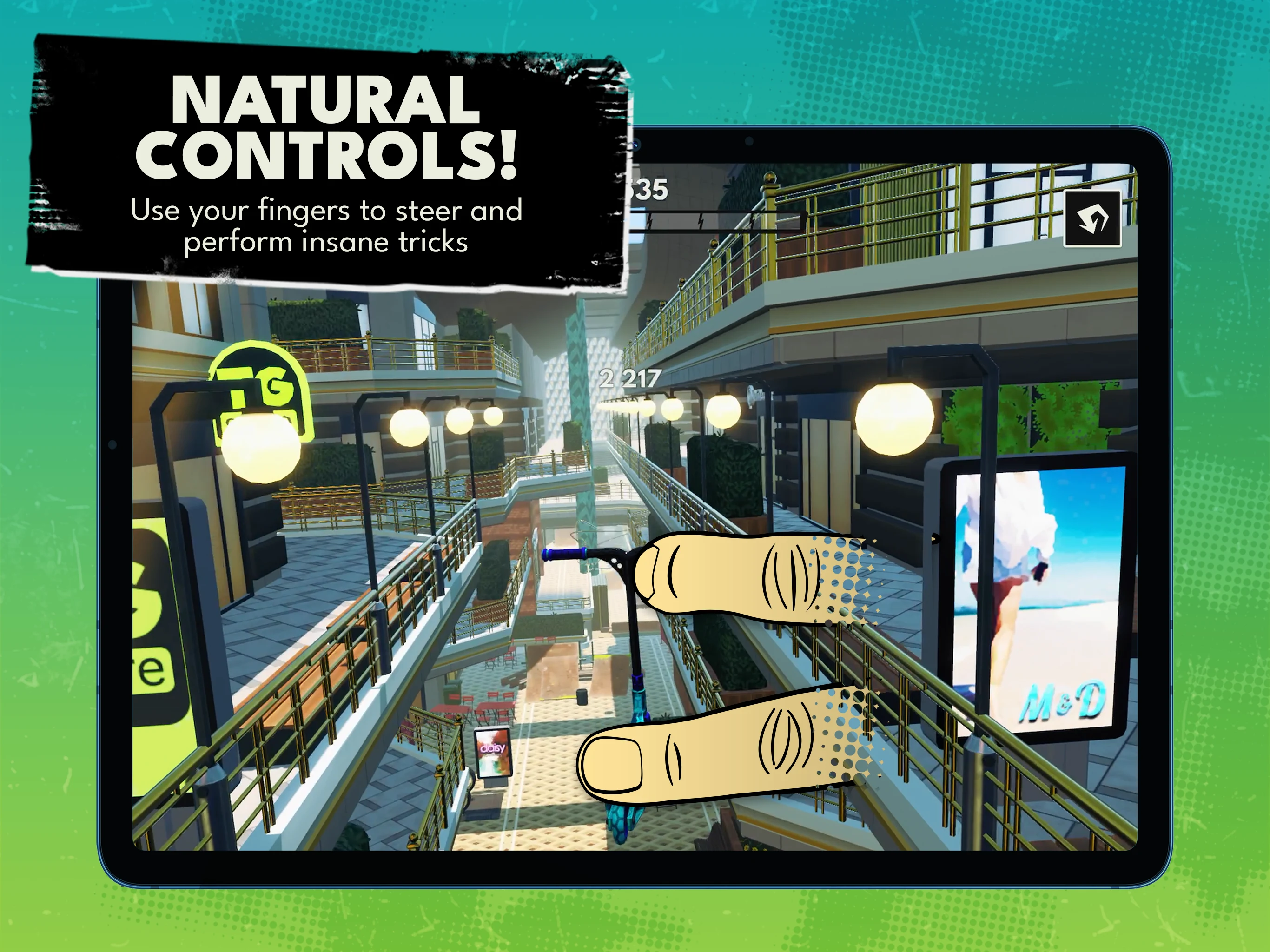 Touchgrind Scooter screenshot