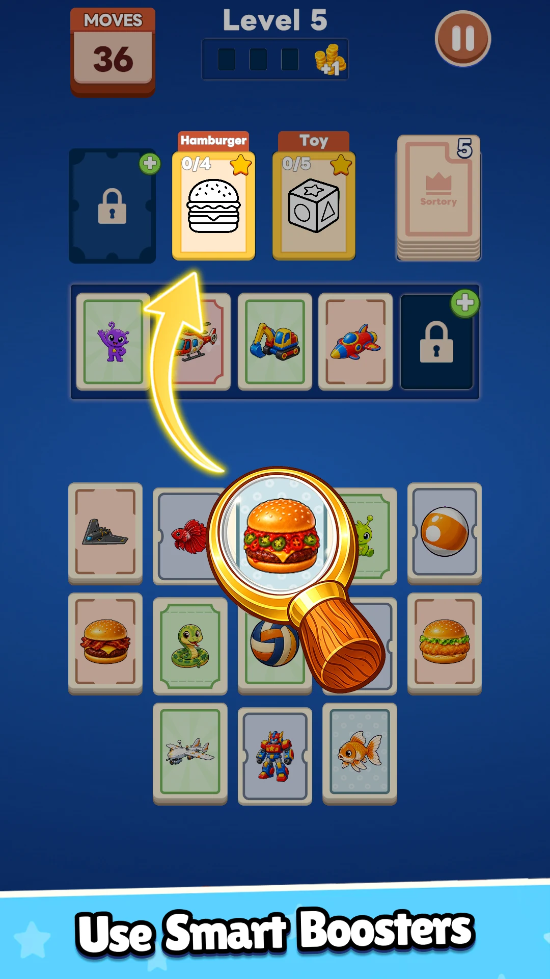 Sortory: Card Match Puzzle screenshot