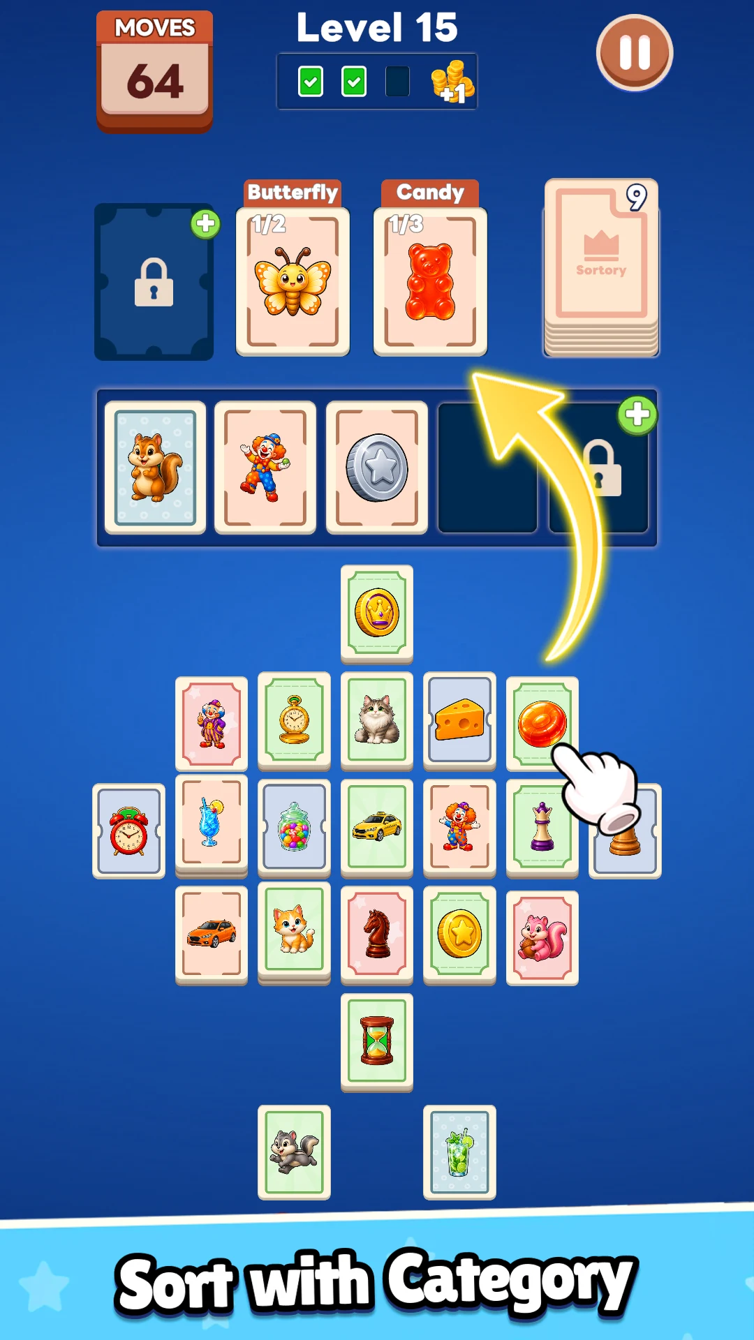 Sortory: Card Match Puzzle screenshot