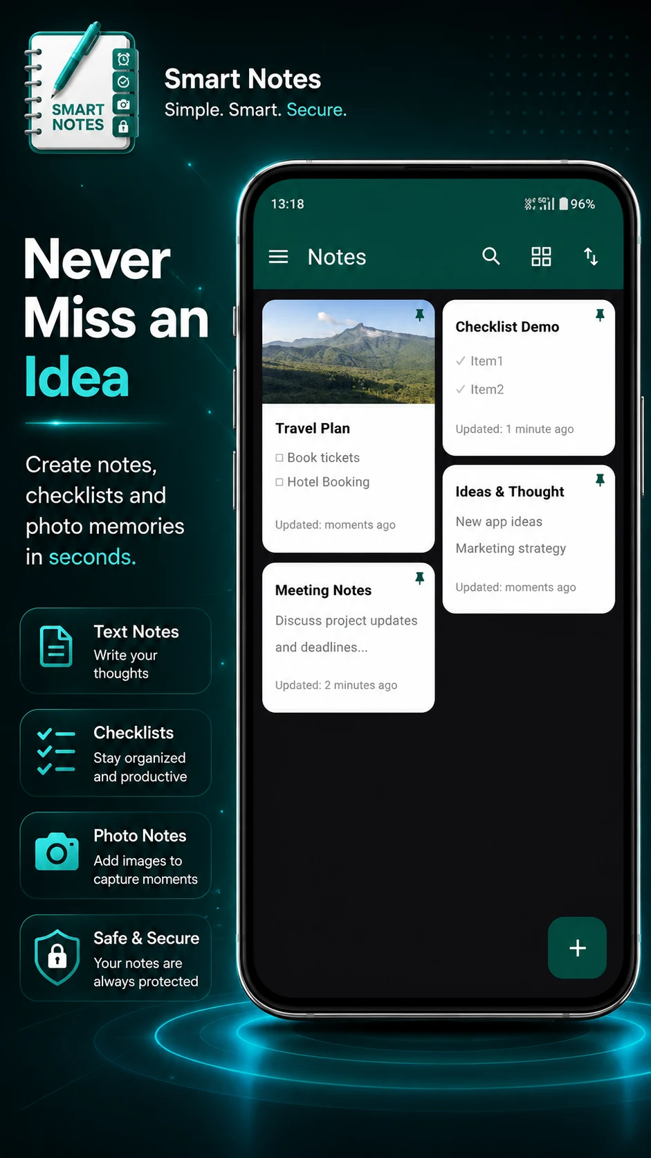 Smart Notes: Memo & Checklist screenshot