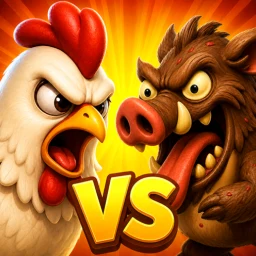 Gallo vs Zombis de la Granja