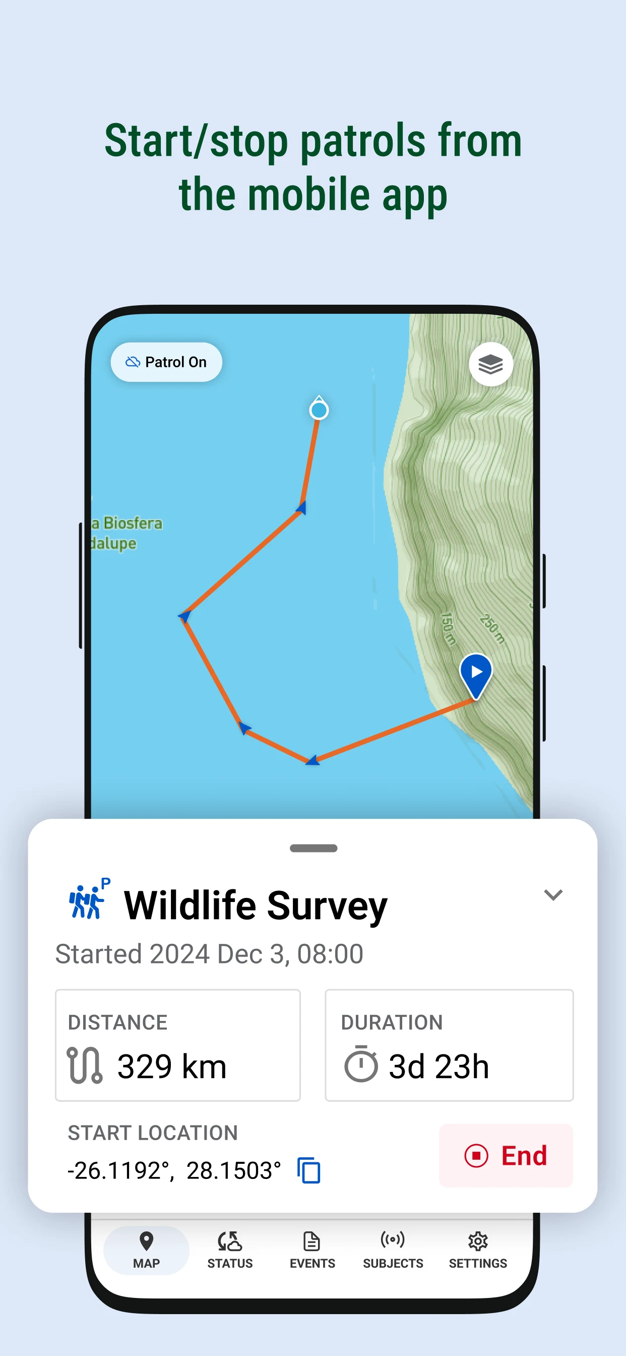 EarthRanger screenshot