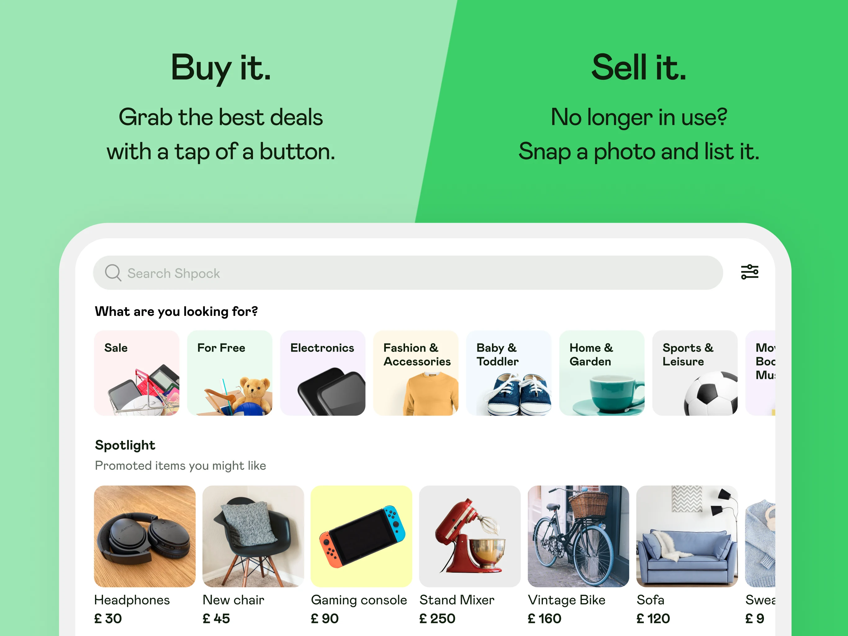 Shpock: Buy & Sell Marketplace screenshot