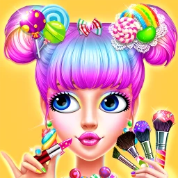 Значок Candy Girl Makeup: Diy Dressup