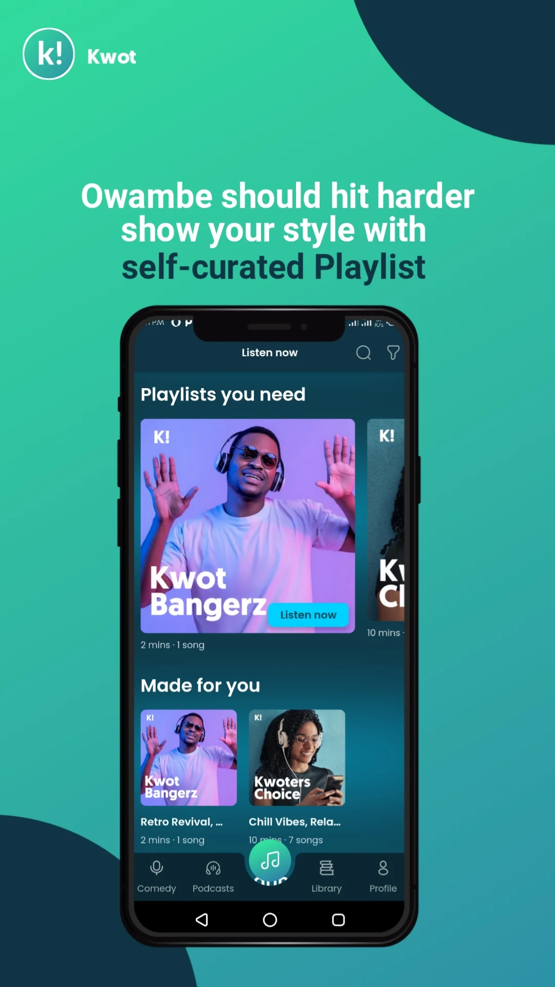 Kwot! - Video, Music & Podcast screenshot