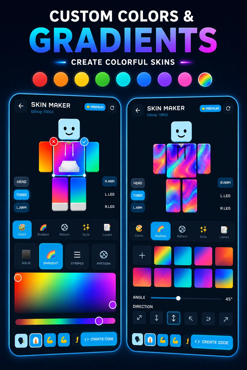 Roblox Skin Creator 3D screenshot