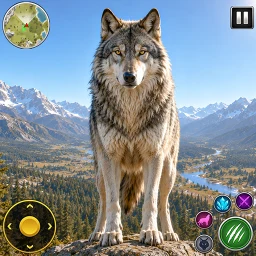 Wild Animal Sim- Wolf Games 3D