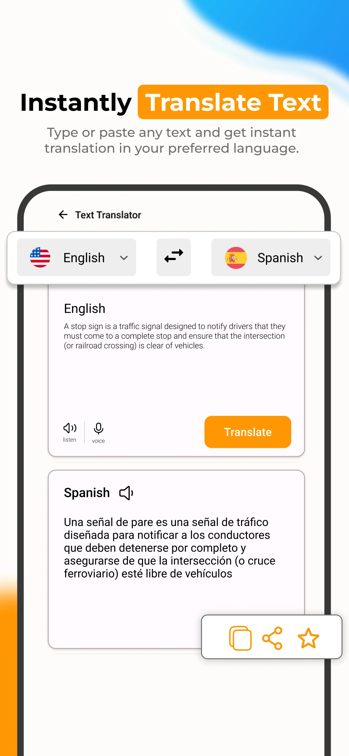 Language Translator: Offline screenshot