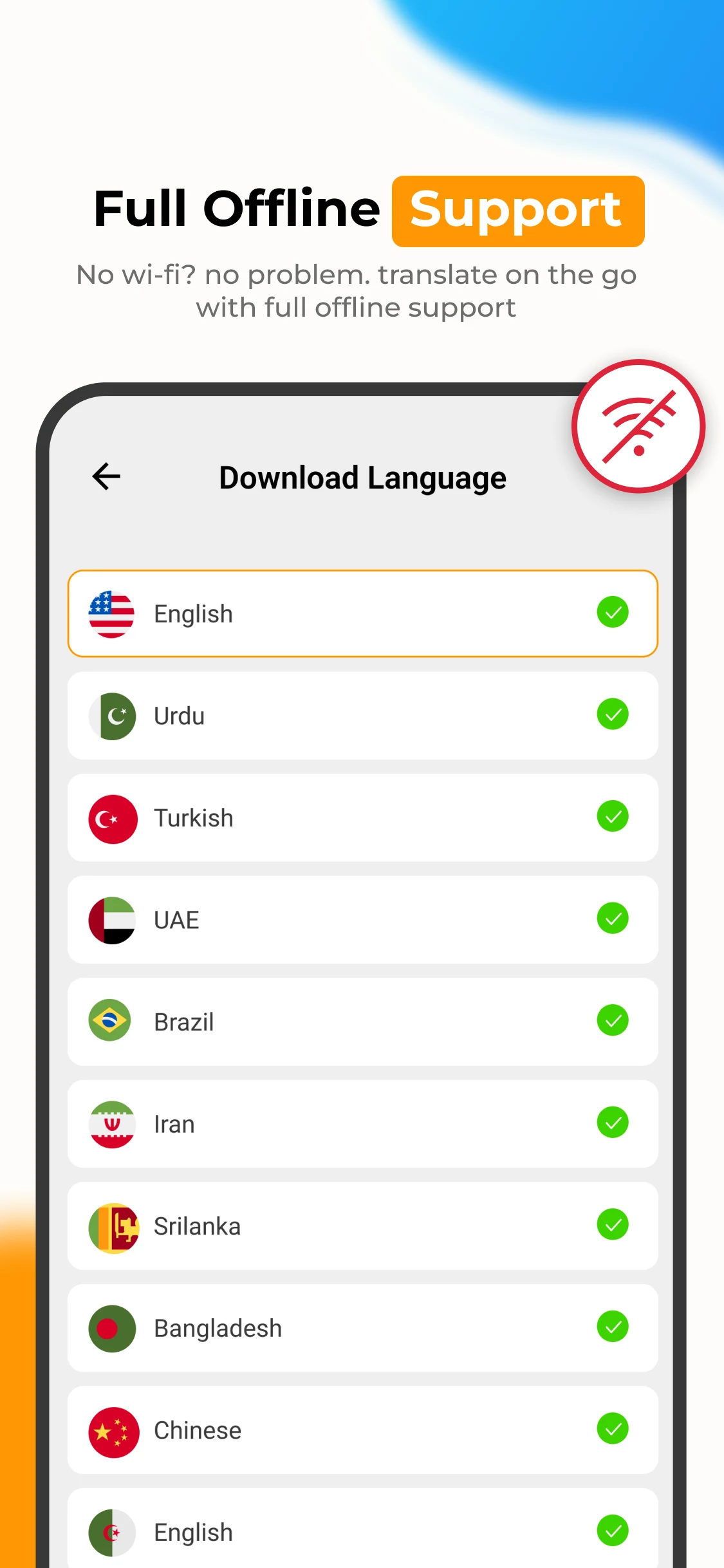Language Translator: Offline screenshot