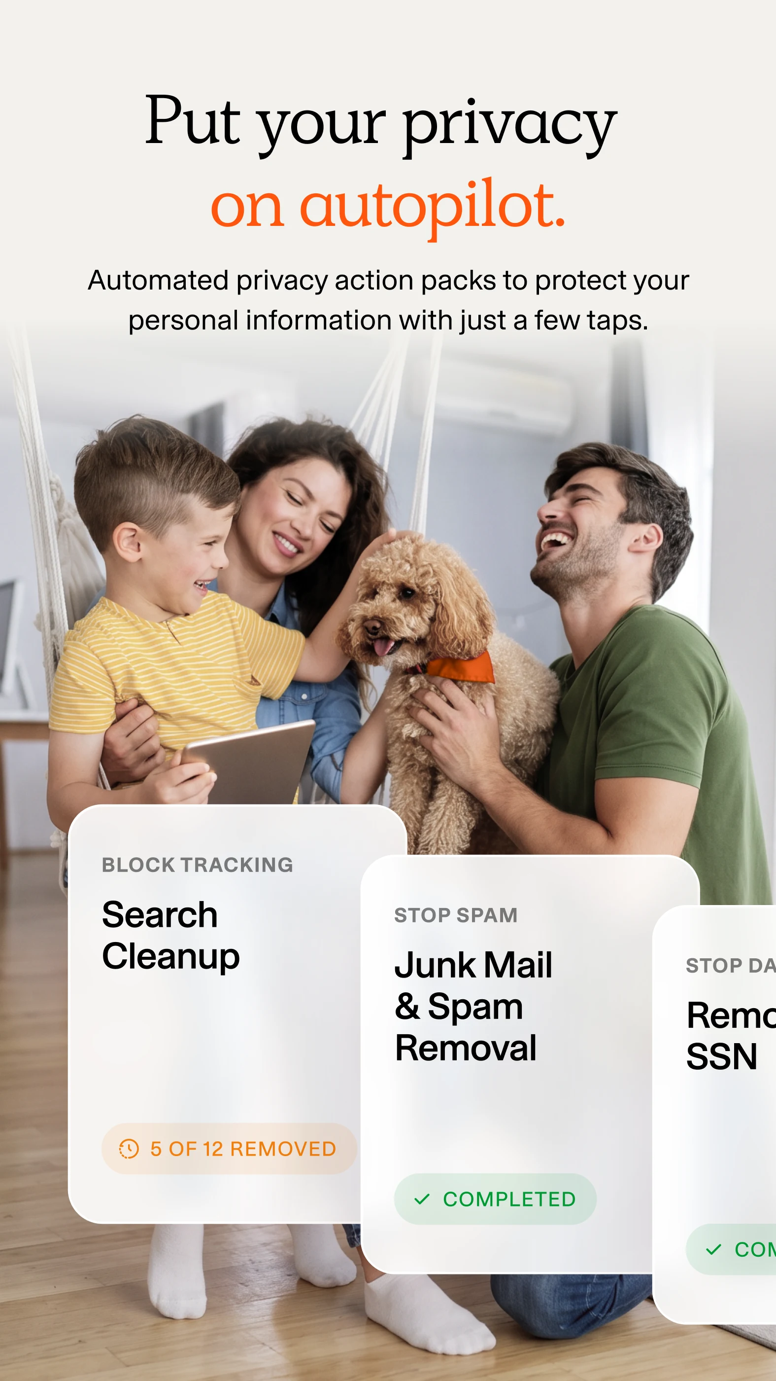 Cloaked: Protect your privacy screenshot