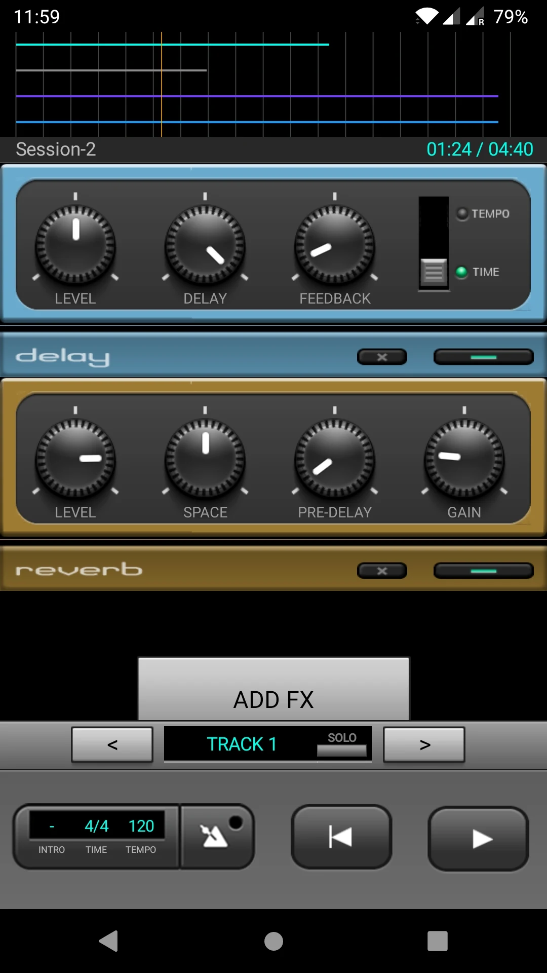 J4T Multitrack Recorder screenshot