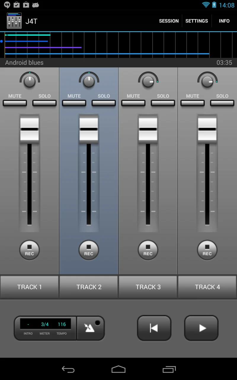 J4T Multitrack Recorder screenshot